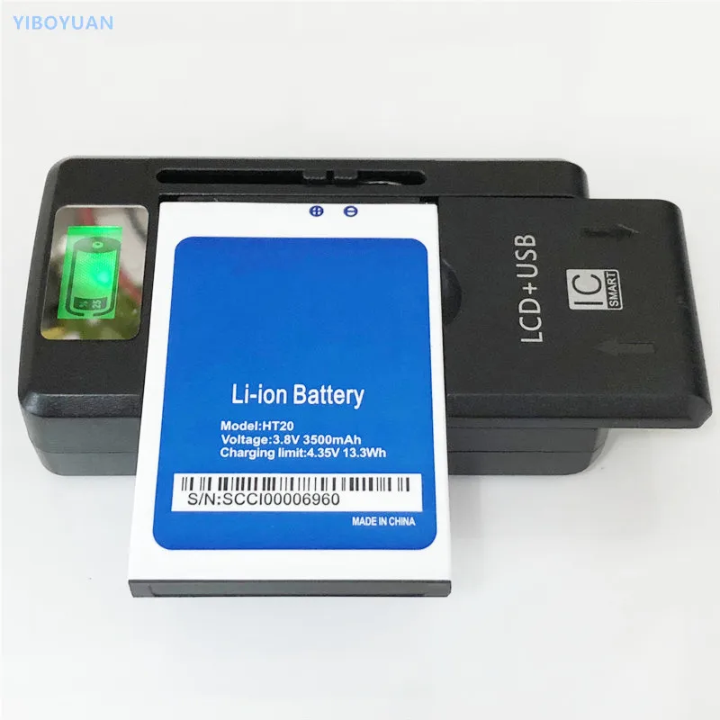 

3.8V 3500mAh For HOMTOM HT20 HT20Pro Battery + SS-8 Charger