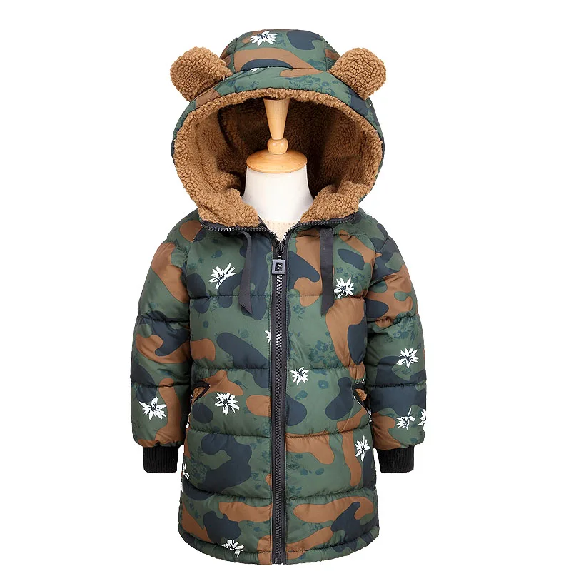 

Yihuang 2017 new style children winter jacket for boys fashion down & parkas for kids hooded baby girl winter jacket coat