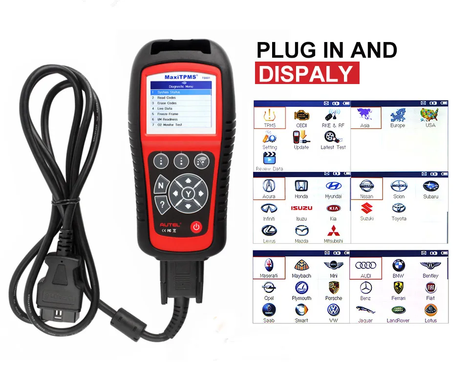 AUTEL MaxiTPMS TS601 TPMS активатор давления в шинах полный TPMS инструмент для программирования активации система мониторинга шин сканер Инструменты