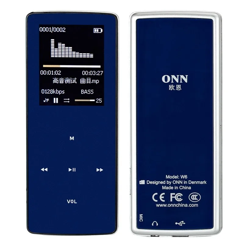 ONN Mini bluetooth MP3 Player W6 support TF to 32G E-Book recording FM Radio lossless sports wireless bluetooth MP3 music player ONN Mini bluetooth MP3 Player W6 support TF to 32G E-Book recording FM Radio lossless sports wireless bluetooth MP3 music player