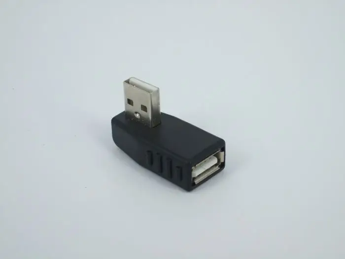 Левый/правый/нижний/выше угол 90 градусов USB 2 0 A штекер Женский разъем адаптера для