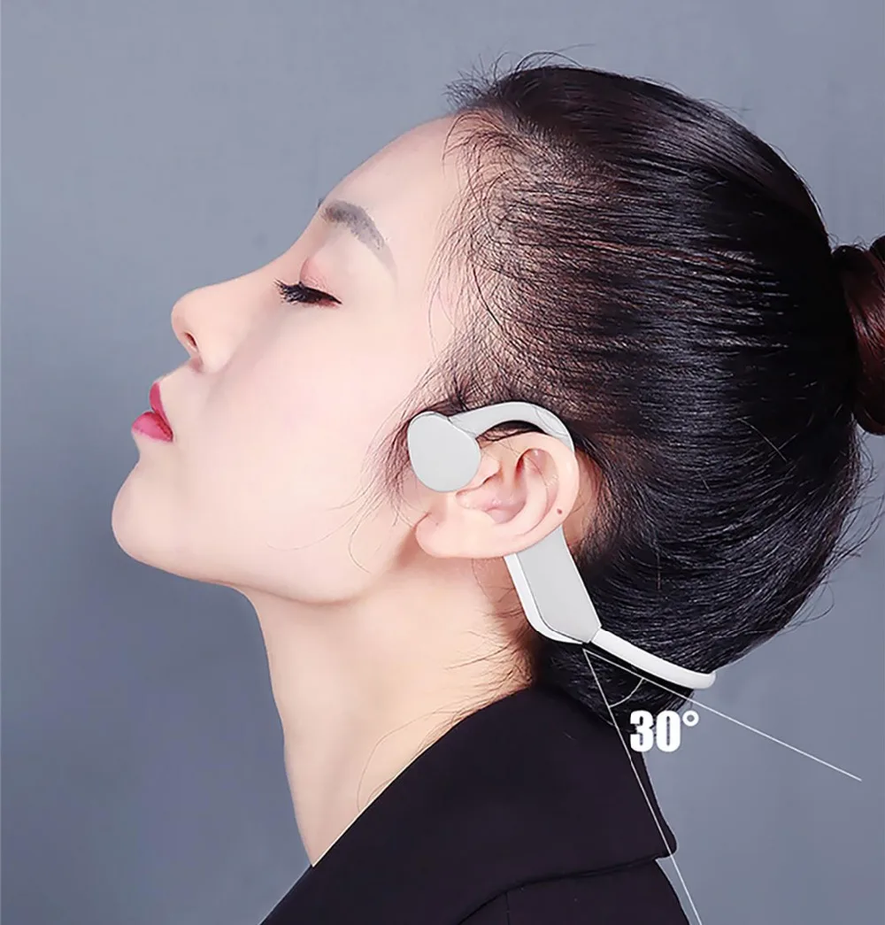 

J20 Bluetooth 5.0 Headset Bone Conduction Wireless Sports Earphone Hands Free Sports Earphone For Smartphone Bluetooth Earphone