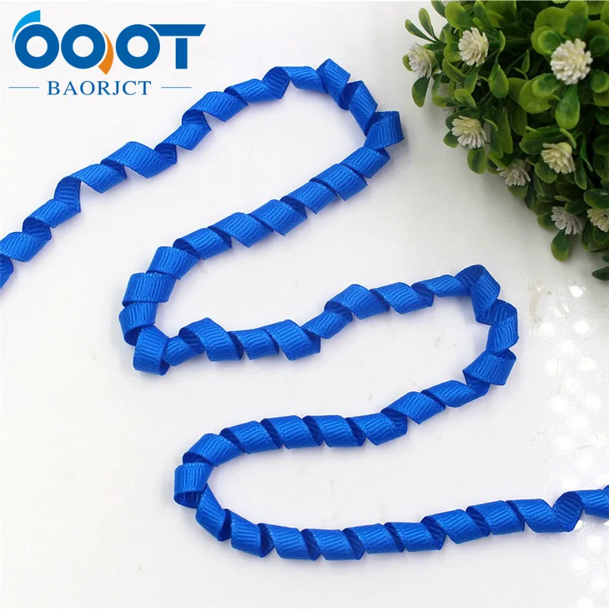 7 OOOT BAORJCT 178251 6 мм одноцветная корсажная фигурная лента для шпильки головные уборы ленты для рукоделия 10 шт./лот - Цвет: 7