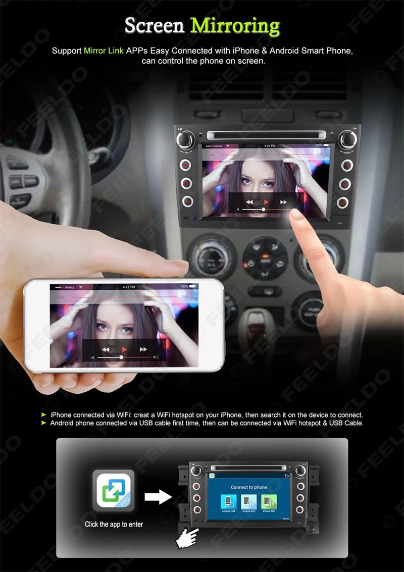 Perfect FEELDO 7" Android 6.0 (64bit) 2G/32G/4G Octa Core Car DVD GPS Radio Head Unit For Suzuki Grand Vitara(Third generation;05~15) 8 Perfect FEELDO 7" Android 6.0 (64bit) 2G/32G/4G Octa Core Car DVD GPS Radio Head Unit For Suzuki Grand Vitara(Third generation;05~15) 8