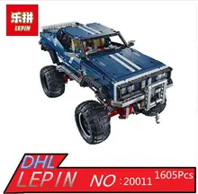 2017 New LEPIN 20011 1605Pcs Technic SUV 4×4 Crawler Exclusive Edition Model Building Kits Blocks Bricks Children Toy Gift 41999