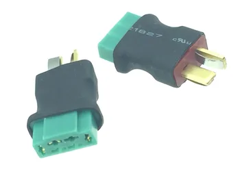 

1pce T-Plug Deans Male to MPX Multiplex Female No wire adapter connector for RC battery