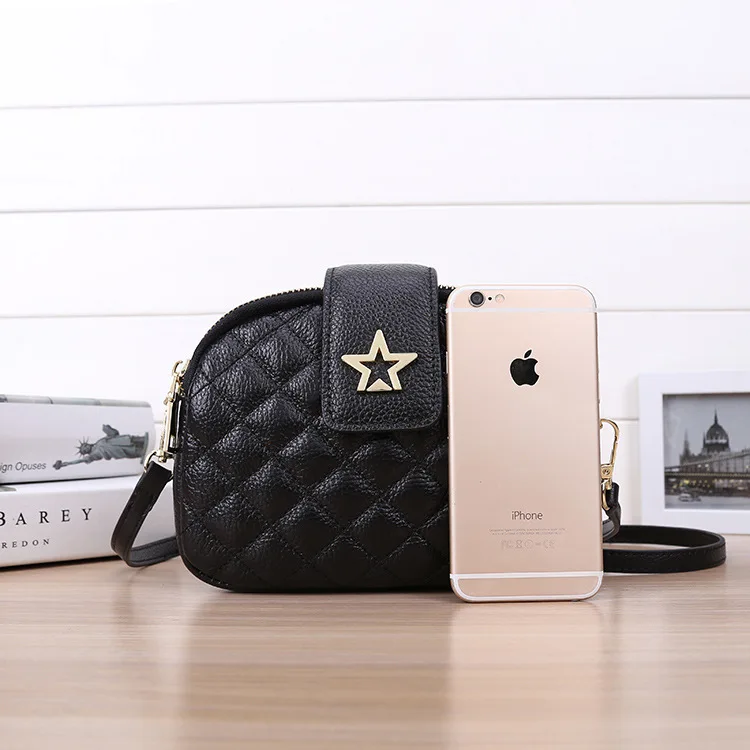 Women genuine leather messenger bag 30-1