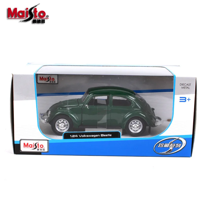 Maisto 1:24 Volkswagen-beetle классическая модель автомобиля из сплава украшение Коллекция игрушек инструменты подарок