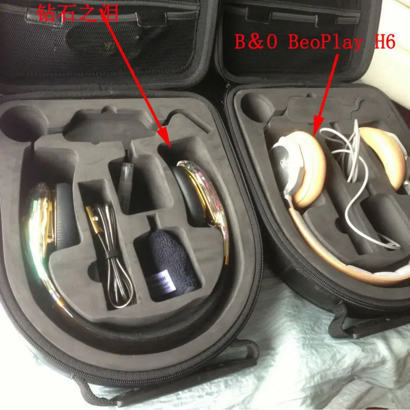 V MOTA TDB Headphone suitcase boxs For Beats pro studio studio2 0 monster Inspiration Diamond Tears headphone headset suitcase 