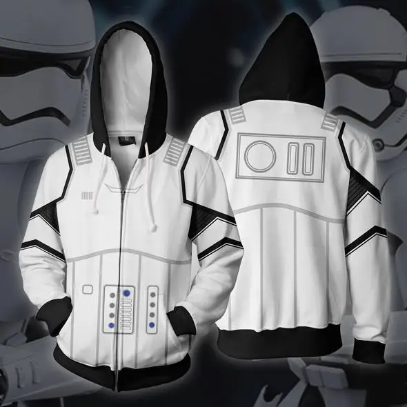  Star Wars Imperial Stormtrooper Cosplay Costume Star Wars Darth Vader Hoodies 3D Printed Sweatshirt