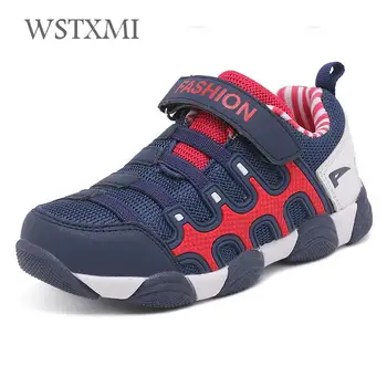 

Spring Autumn Children Shoes Boys Sneakers for Girls Sport Casual Shoes Breathable Leather Hook&loop Unisex Running School 27-37