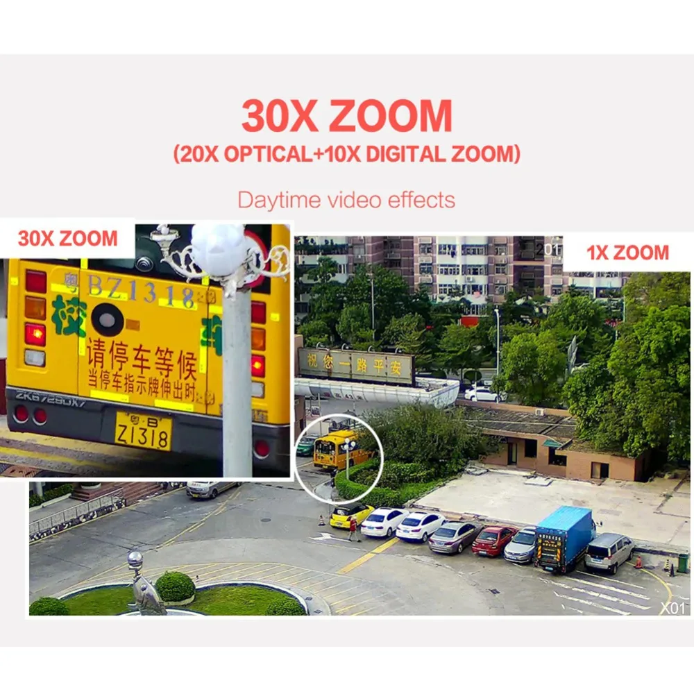 4 5 дюймовый 1080P 2MP AHD купольная PTZ камера 30X Zoom CCTV наружная водонепроницаемая IP66