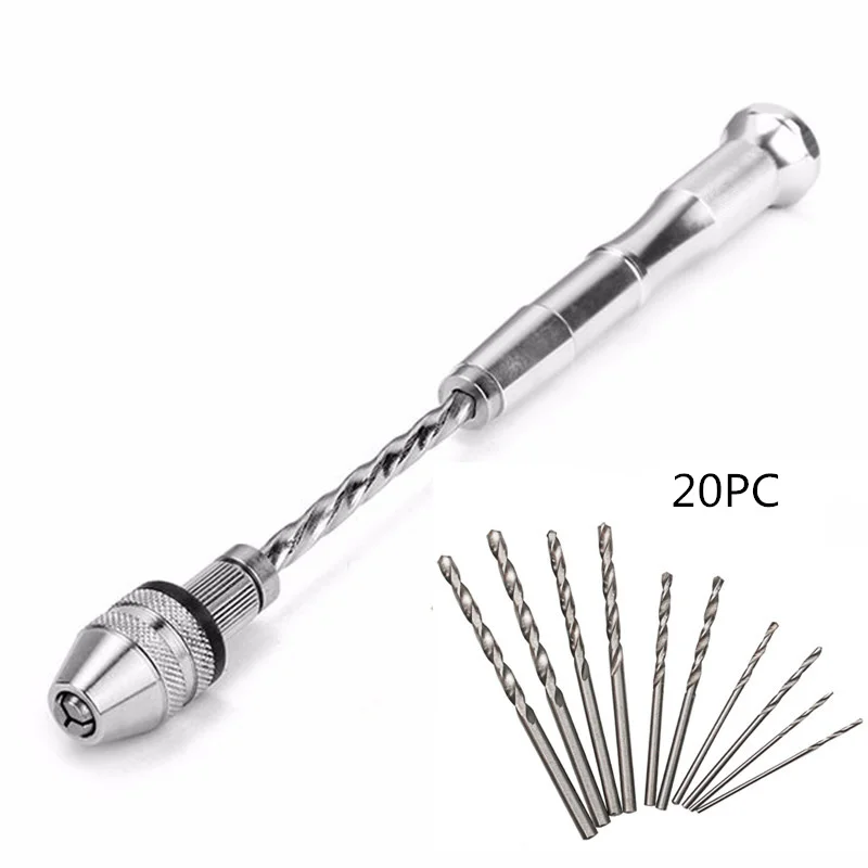 New Semi Automatic Hand Drill Machine Jewelry Walnut Manual Drilling