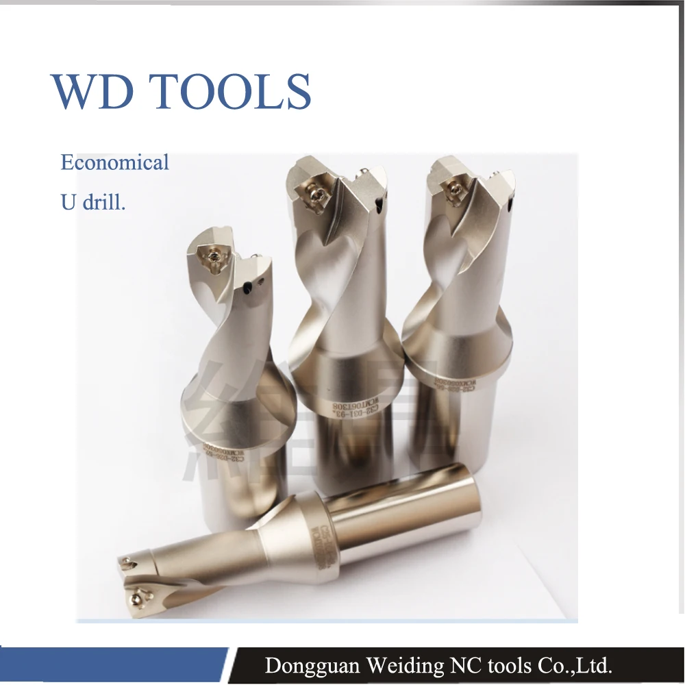 High quality WCGX040208 Insert U Drilling WC indexable CNC U drills 2Xdiameter ZD02 20mm -23.5mm XP25 