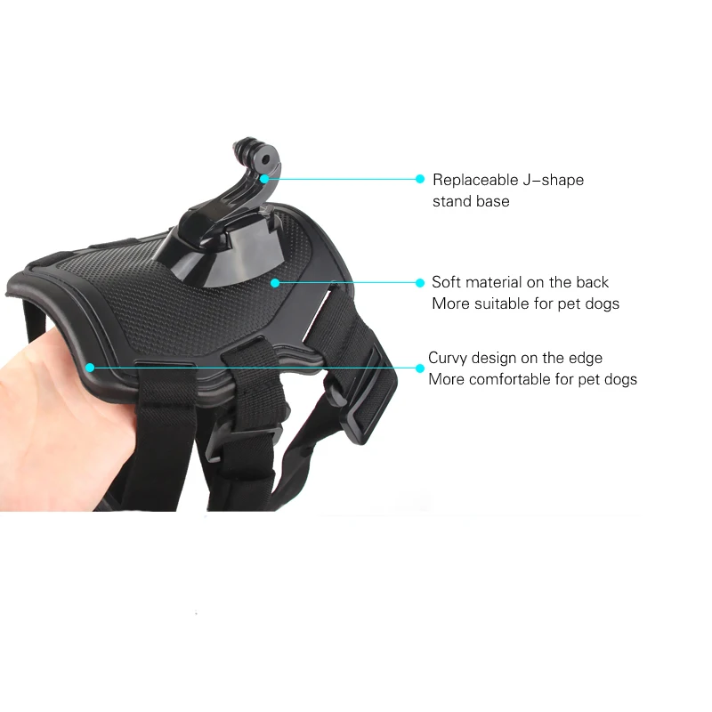 pet dog band Straps with J-Shape base for gopro hero camera dji Osmo Pocket camera Handheld gimbal Accessories 1 (17)