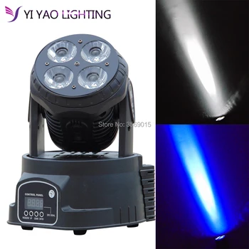 

beam 4x20w 4 In 1 RGBW LED Moving Head Light DMX 512 14CH Stage DJ PAR Lighting for Indoor