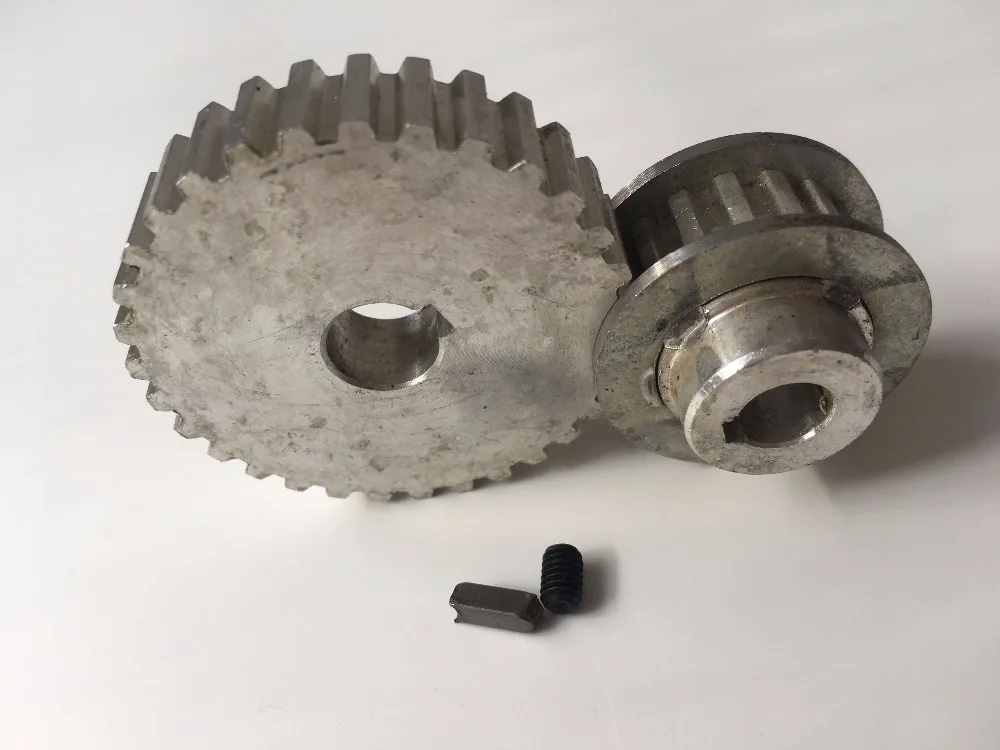Freeshipping 2 unids/set accesorios de torno para el hogar en miniatura engranaje sincrónico de Metal S/N: CJ0618-148 S/N: CJ0618-027