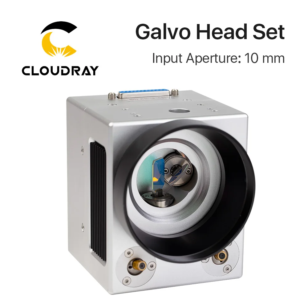 Cloudray 1064nm волоконная Лазерная высокоскоростная сканирующая Гальваническая головка SG7210 Входная диафрагма 10 мм Гальванометр сканер с блоком питания набор