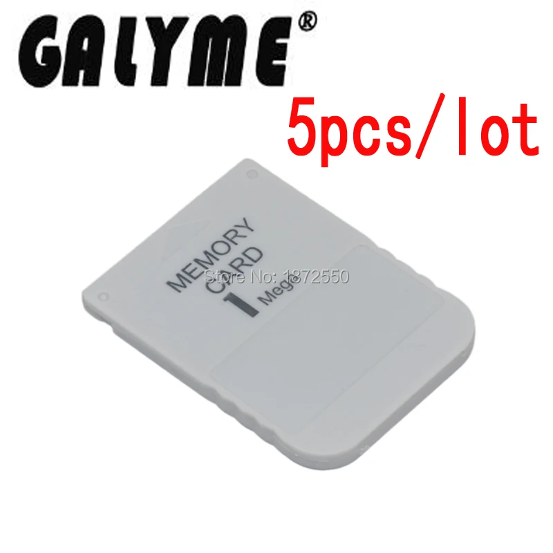 Карта сохранения 5 шт./лот Hot White 1 Мб м карта для SonyPS Performance Fit Playstation PSX Game System mega Play PS