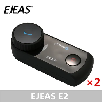 

EJEAS E2 VOX Bluetooth Motorcycle Helmet Intercom Moto Interphone Headset Soft Microphone Wireless Headset