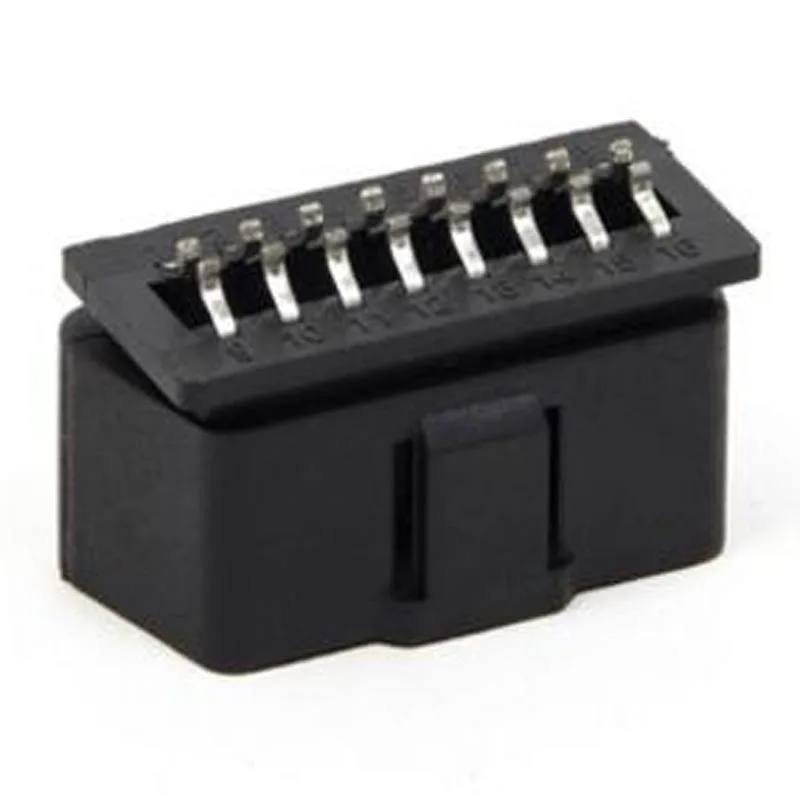 Высокое качество Универсальный 16Pin 16 Pin EOBD2 OBDii OBD II OBD2 J1962 разъем RCA штекер Адаптер