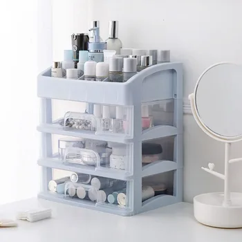 

Multi Layers Drawers Type Cosmetics Storage Box Dressing Table Jewelry Sundries Storage Rack Plastic Skin Care Products Shelf