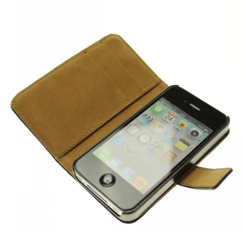 Luxury Phone Cases For iphone 4 4s Original Brand Genuine Leather Magnet Auto Flip Wallet Case Cover Cellphone Accessories Luxury Phone Cases For iphone 4 4s Original Brand Genuine Leather Magnet Auto Flip Wallet Case Cover Cellphone Accessories