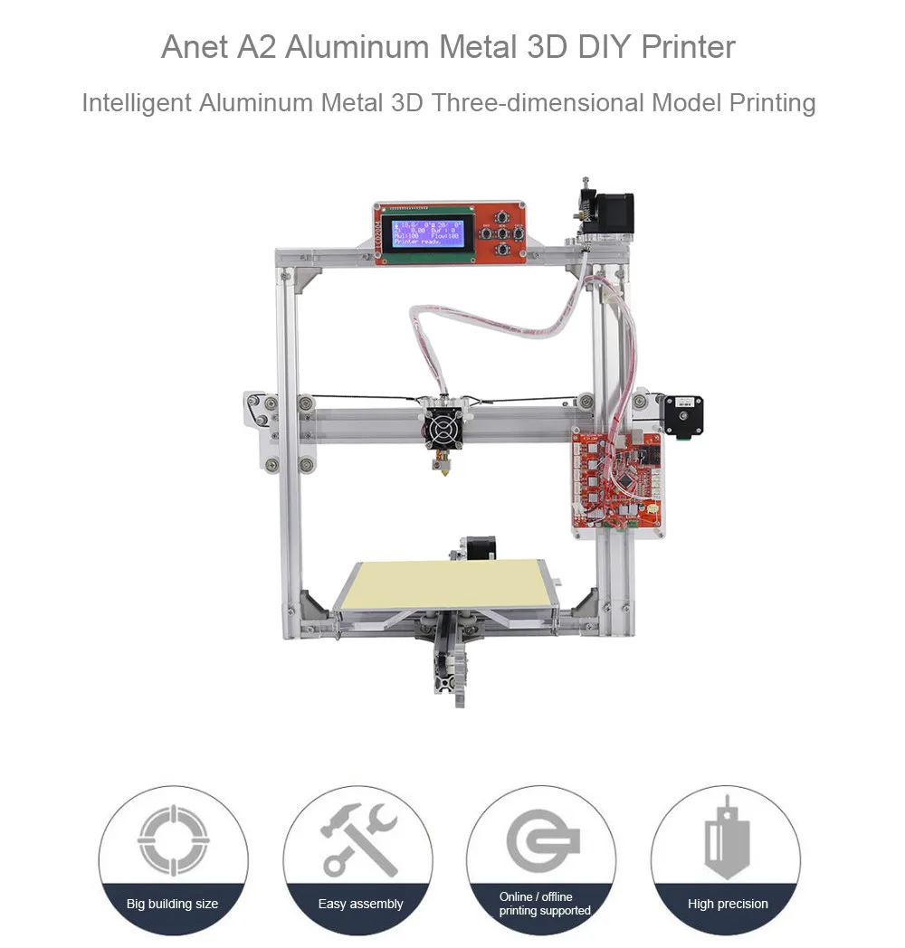 Lcd печать. Anet a2 3d-принтер diy delta 2004lcd 12864lcd. принтер для алюминиевых банок. anet a 2 настройки для печати.