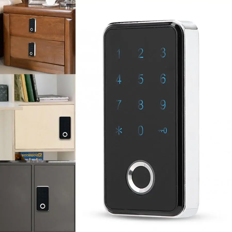 

Smart Keyless Fingerprint Lock Digital Password Electronic Lock For Cabinet File Locker Home Office Security Locks