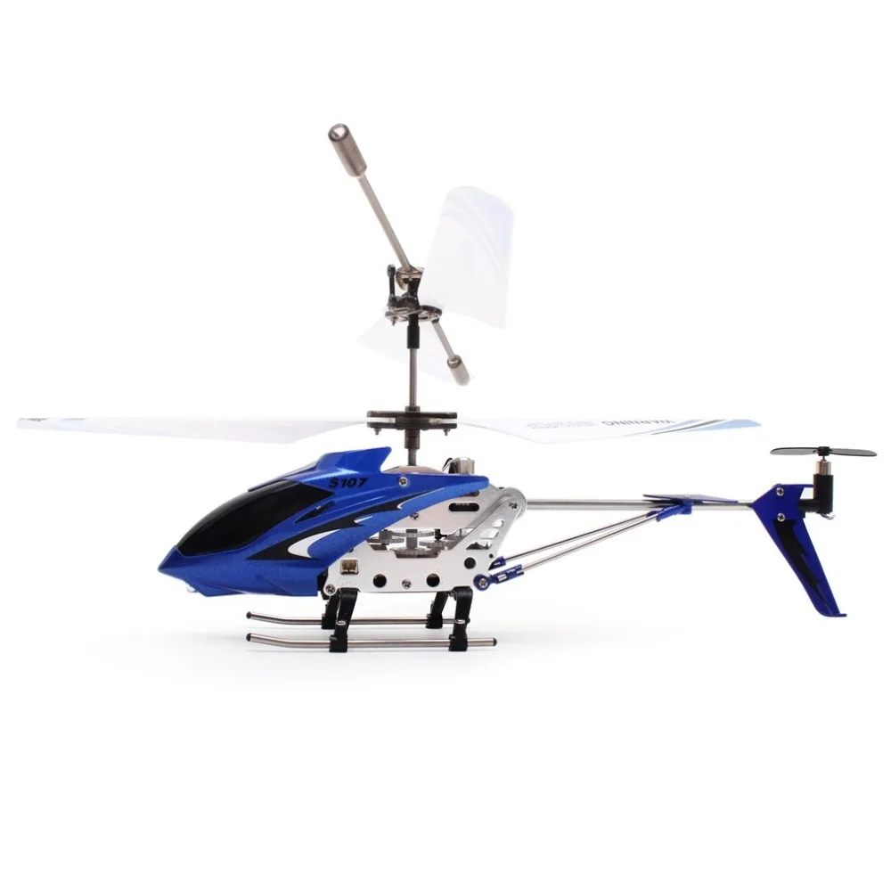 Syma S107G гироскоп металлический инфракрасный радиоприемник 3CH Мини вертолет Радиоуправляемый Летающий Дрон для игрушек подарок RTF