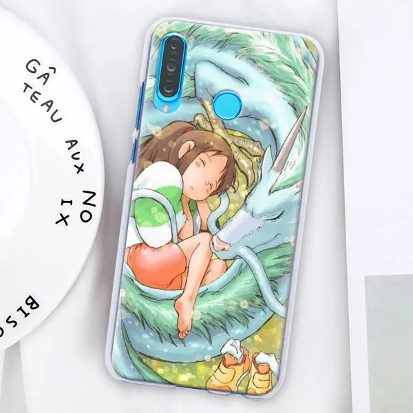 002 Тоторо Унесенные призраками Ghibli Miyazaki чехол для телефона coque для huawei P30 Pro P10 P20 P30 Lite P8 P9 Lite P Smart Plus чехол - Цвет: 002