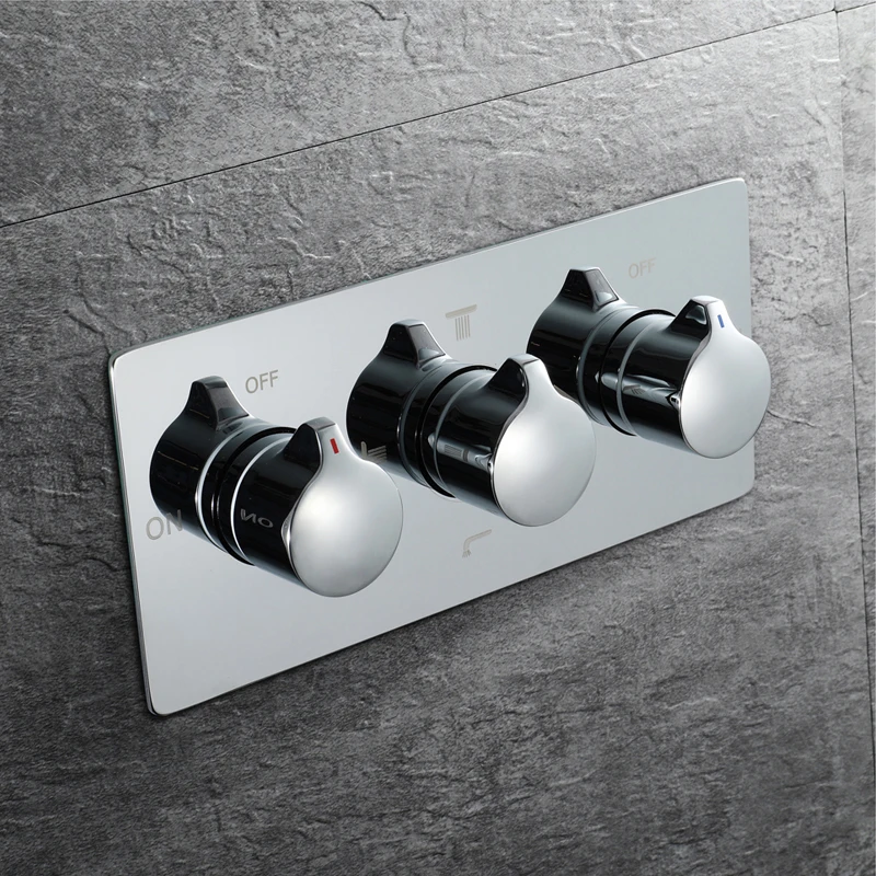 Luxury LED Light Rainfall 304 SUS Showerhead 30cm Recessed Ceiling Mounted Brass Shower Faucets Set Spout Faucet Bath Tub Taps Luxury LED Light Rainfall 304 SUS Showerhead 30cm Recessed Ceiling Mounted Brass Shower Faucets Set Spout Faucet Bath Tub Taps