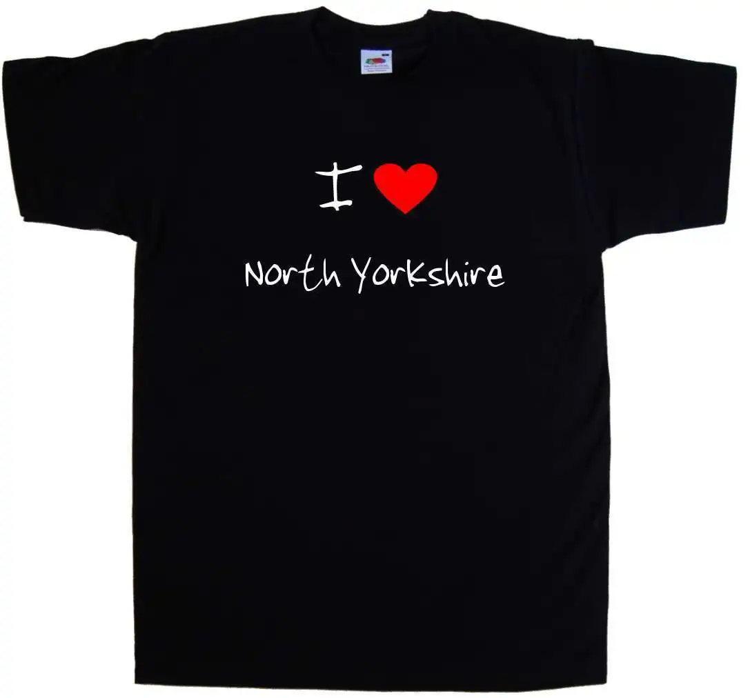 I Love Heart North футболка с Йоркшир-терьером | Мужская одежда