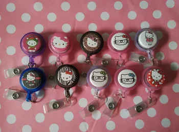 

Mixed Alternative Hello Kitty Design ID Badges Reel x 10