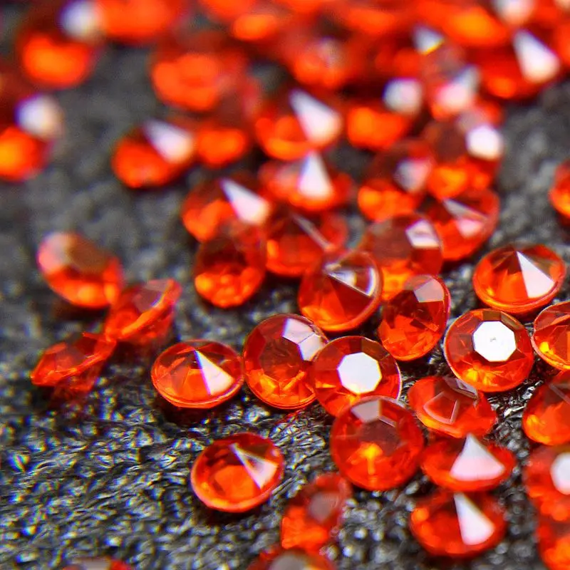 1000 шт 4,5 мм Акриловые Кристаллы Конфетти декор для венчания разброс настольные кристаллы бриллианты украшения вечерние события центральный элемент - Цвет: red