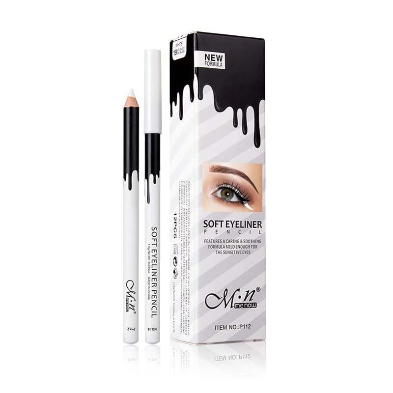 

Black and brown and white pencil eyeliner waterproof durable eyeliner pen eye makeup cosmetic fashion eye cosmetics