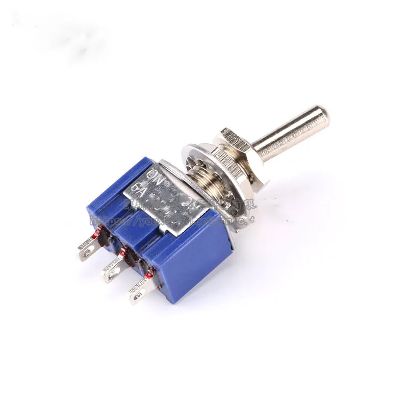 Interruptor de Chave Única de Três Lote Botão Interruptor 103 Pernas 6a 125 v 3a 250 100 Pçs - Mts-103 4 Cheap Interr.