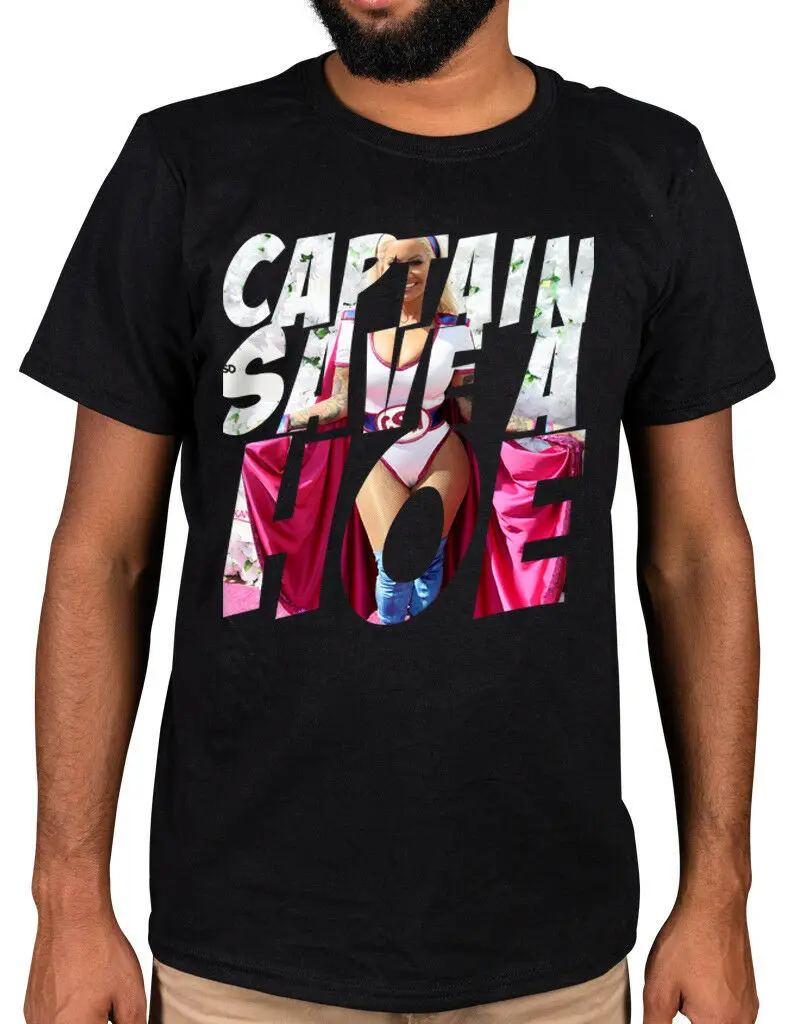 Captain Save A Hoe T-shirt Slut Walk 21 Savage Amber Rose | Мужская одежда