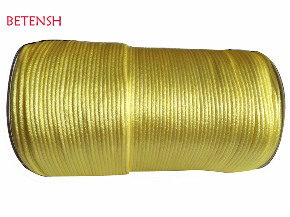 

100%Nylon ! Approx130m/roll Cream Chinese Knot Beading cord+String Thread Jade Line DIY jewelry Craft Cord earring 3mm
