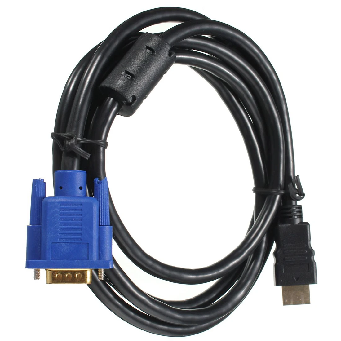 1,8 м HD tv HDMI штекер VGA Кабель-адаптер видео кабель Разъемы для PC tv черный