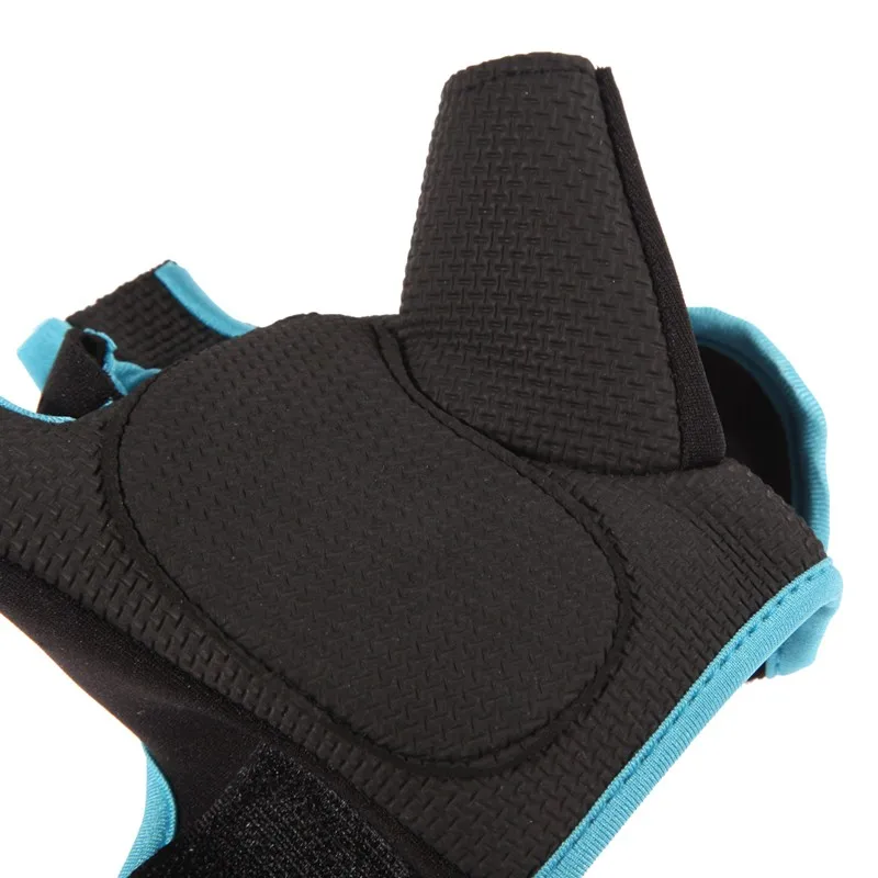 Для мужчин и женщин фитнес-Тренировка Тяжелая атлетика спортивные перчатки Спортзал Бодибилдинг тренировочные на полпальца Размер M велосипедные перчатки