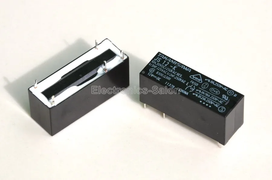 (10 шт./лот) TAKAMISAWA JS12 K 12VDC SPDT 8 Amp реле питания JS 12 K.|relay 8|relay spdtspdt relay |
