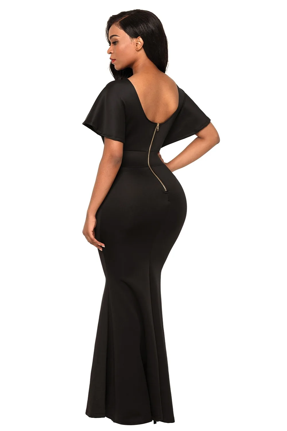 Black-Off-The-Shoulder-Mermaid-Maxi-Dress-LC61944-2-4