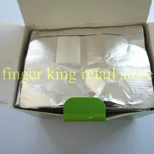100 шт./упак. алюминиевая фольга с ватой для УФ гель Обертывания удаляющий гель продукты для ногтей#023