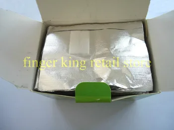 

100pcs/pack Aluminum Foil Paper with cutton For UV Gel Wraps Remove gel nail products#023