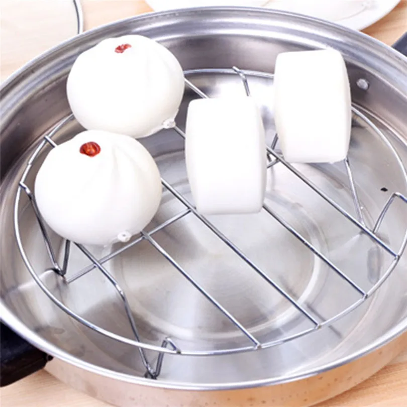 Cooling Rack 8 Inch Cooking Rack Round Stainless Steel Baking and Cooling Steaming Rack kitchen Baking Tools #3M01 (5)