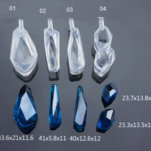 В виде геометрических фигур 4 шт./компл. нерегулярные камень формочка для силиконовой подвески смолы силиконовые формы собственными руками Сделай Сам эпоксидная смола для изготовления ювелирных изделий смолы пресс-формы