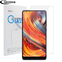 

Qosae Tempered Glass For Xiaomi Mi Mix 2 9H Ultra Clear Protective Film Explosion-proof Premium Mi Mix 2 Screen Protector Glass
