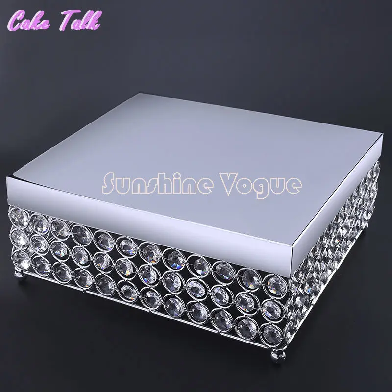 Square Silver Wedding Cake Stand Square Silver Wedding Cake Stand