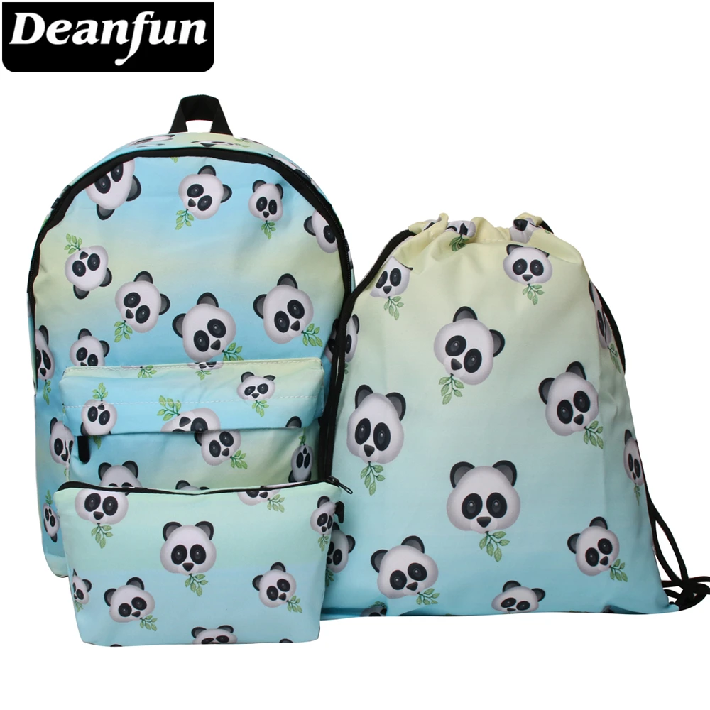 

Deanfun Waterproof School Backpacks Women Panda Bookbag Cute School Bag for Teenage Girls Kawaii Knapsack